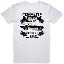 1972 Chevrolet Corvette C3 Stingray Zr-1 Dont Own One Youll Never Understand Car Enthusiasts Mens Soft Cotton Tee T Shirt