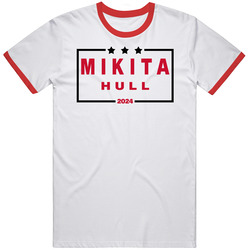 Stan Mikita Bobby Hull For President 2024 Chicago Hockey Mens Soft Cotton Tee T Shirt