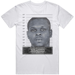 Zach Randolph Famous Sports Star Mugshot Police Department Mens Soft Cotton Tee T Shirt