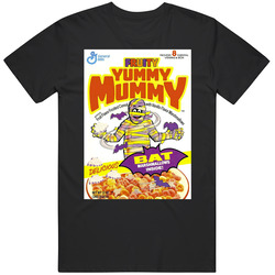 Yummy Mummy Box Greatest Cereal Of All Time Breakfast Fan Foodie Mens Soft Cotton Tee T Shirt