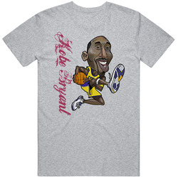 Kobe Bryant Los Angeles Black Mamba Mens Soft Cotton Tee T Shirt