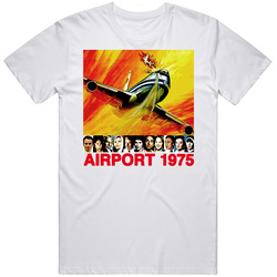 Airport 1975 Movie Mens Soft Cotton Tee T Shirt