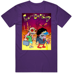 Fear And Loathing Ren And Stimpy Mens Soft Cotton Tee T Shirt