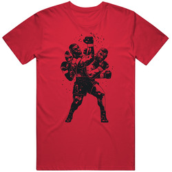 Mike Tyson Silhouette Cool Retro Pro Boxer Fan Mens Soft Cotton Tee T Shirt