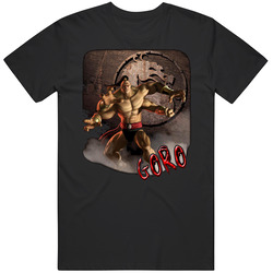 Goro Mortal Combat Video Game Mens Soft Cotton Tee T Shirt