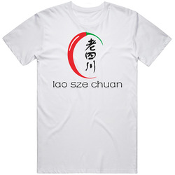 Lao Sze Chuan Top American Chinese Fast Food Mens Soft Cotton Tee T Shirt