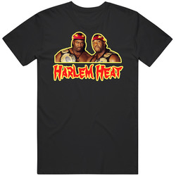 Harlem Heat Booker T Stevie Ray Wrestling Legend Mens Soft Cotton Tee T Shirt