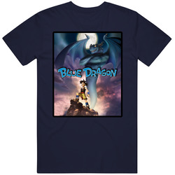 Blue Dragon Rpg Video Game Mens Soft Cotton Tee T Shirt