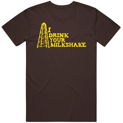 There Will Be Blood Drink Your Milkshake Mens Soft Cotton Tee T Shirt