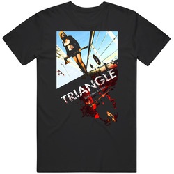 Triangle Horror Movie Mens Soft Cotton Tee T Shirt