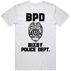Bixby Police Department Mens Soft Cotton Tee T Shirt