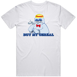 Boo Berry Cereal White Mens Soft Cotton Tee T Shirt