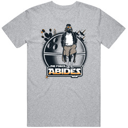 Darth Lebowski Vintage Unisex Sports Grey Classic Mens Soft Cotton Tee T Shirt