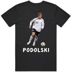 Lukas Podolski Germany Soccer Mens Soft Cotton Tee T Shirt