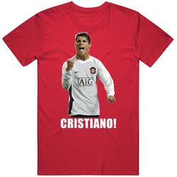 Cristiano Ronaldo Soccer Mens Soft Cotton Tee T Shirt