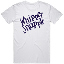 Whipper Snapple Popular Discontinued Drink Mens Soft Cotton Tee T Shirt