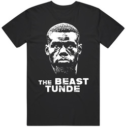 Andrew Tabiti Beast Tunde Big Face Silhouette Boxing Fight Fan Mens Soft Cotton Tee T Shirt