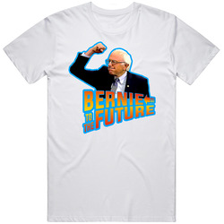 Bernie Sanders To The Future Funny Parody Mens Soft Cotton Tee T Shirt