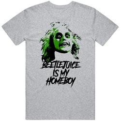 Beetlejuice Is My Homeboy Movie Villain Mens Soft Cotton Tee T Shirt