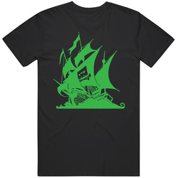 The Pirate Bay Symbol Mens Soft Cotton Tee T Shirt