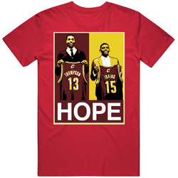 Kyrie Irving Tristan Thompson Cleveland Basketball Hope Mens Soft Cotton Tee T Shirt