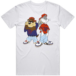Bugs Bunny Tazmanian Devil Looney Toons Fan Vintage Tee Classic Cotton Mens Soft Cotton Tee T Shirt