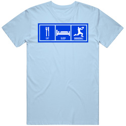 Eat Sleep Dodgeball Fun Sports Mens Soft Cotton Tee T Shirt