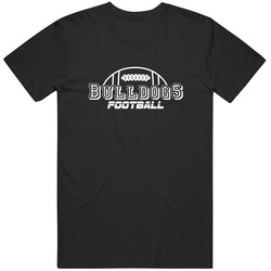 Bulldogs Football School Sports Team Supporter Mens Soft Cotton Tee T Shirt
