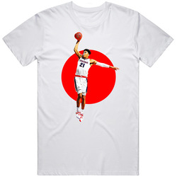 Rui Hachimura Washington Basketball Japan Cartoon Mens Soft Cotton Tee T Shirt