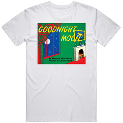 Goodnight Moon Classic Children's Storybook Cover Mens Soft Cotton Tee T Shirt