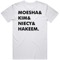 Moesha Kim Niecy Hakeem Name 90s Tv Mens Soft Cotton Tee T Shirt