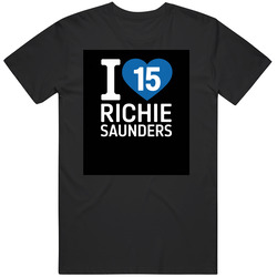 I Love Richie Saunders 15 Mens Soft Cotton Tee T Shirt