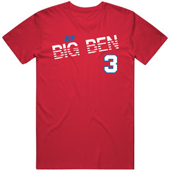 Ben Wallace 3 Big Ben Favorite Player Basketball Fan Mens Soft Cotton Tee T Shirt