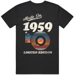 Made In 1959 Limited Edition Mens Soft Cotton Tee T Shirt