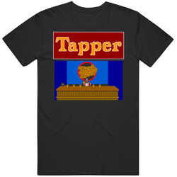 Tapper Video Game Retro 80s Mens Soft Cotton Tee T Shirt