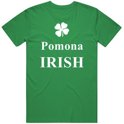 Pomona My Irish Town Pomona Custom Mens Soft Cotton Tee T Shirt