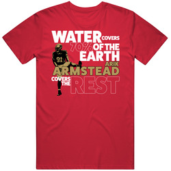Arik Armstead Defence Covers San Francisco Football Fan Mens Soft Cotton Tee T Shirt