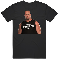 Stone Cold Steve Austin Wrestling Legend Mens Soft Cotton Tee T Shirt