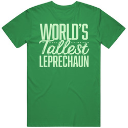 World's Tallest Leprechaun Funny St Patrick's Day Mens Soft Cotton Tee T Shirt