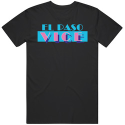 El Paso Miami Vice Parody Retro Tv Show Mens Soft Cotton Tee T Shirt