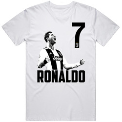 Cristiano Ronaldo 7 Juventus Fc Soccer Football Player Fan Mens Soft Cotton Tee T Shirt