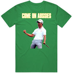 Adam Scott Come On Aussies Masters Golf Australia Mens Soft Cotton Tee T Shirt