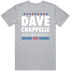 Dave Chappelle For President 2024 Mens Soft Cotton Tee T Shirt