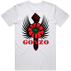 Hunter S Thompson Gonzo Journalism Tattoo Artwork Mens Soft Cotton Tee T Shirt