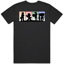 Nintendo Heroes Super Mario Metroid Mens Soft Cotton Tee T Shirt