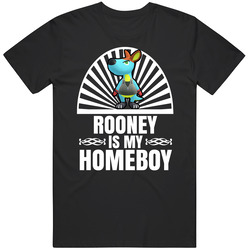Rooney Is My Homeboy Animal Crossing New Horizons Character Video Game Fan Mens Soft Cotton Tee T Shirt