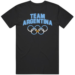Team Argentina Winter Olympics Pyeongchang 2018 Mens Soft Cotton Tee T Shirt