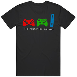8 Bit Video Game Controllers Mens Soft Cotton Tee T Shirt