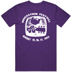 Woodstock Festival 1969 Retro Classic Mens Soft Cotton Tee T Shirt