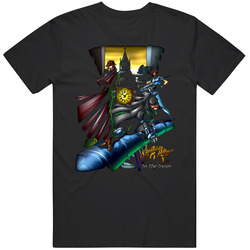 Sherlock Holmes Cartoon Mens Soft Cotton Tee T Shirt